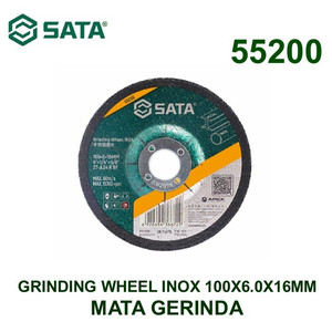 Mata Gerinda 55200 - Grinding Wheel Inox 100X6.0X16mm Sata Tools