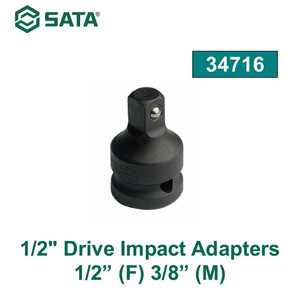 Adaptor Socket 34716 SATA 1/2" Female x 3/8" Mal Impact Drive Adapter