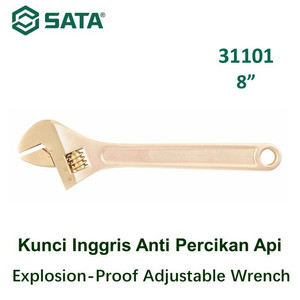 Kunci Inggris Anti Api 31101 8" Explosion-Proof Adjs Wrench Sata Tools