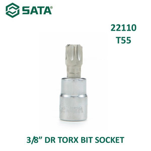 Mata Sok Bit Bintang T55 22110 - 3/8" Dr. Bit Socket Torx Sata Tools