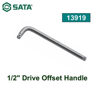 Kunci Gagang Sok 13919 1/2" Dr. Offset Handle 260 mm Sata Tools