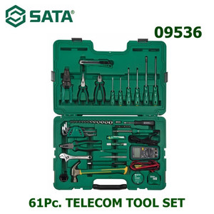 Tool Kit Set Telekom 09536 - 61 Pcs Telecom Tool Set Sata Tools