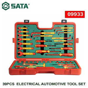 Kunci Set Otomotif Listrik 09933 39 Pc Electrical Automotive Tool Sata