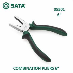 Tang Kombinasi 6" 05501 Combination Pliers 6" Sata Tools