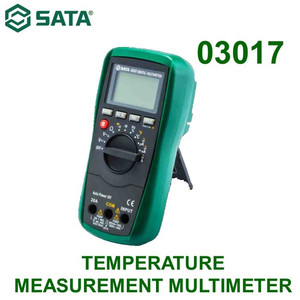 Pengukuran Arus 03017 Temperature Measurement Multimeter Sata Tools