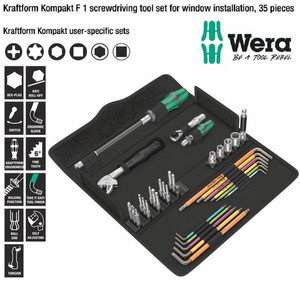 Tool Kit Set Wera 05134013001 Screwdriving Tool Set Installation 35 Pc