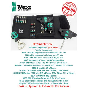 Tool Kit Set Wera 05136600001 Advent Calendar 2019 , 26 Pc