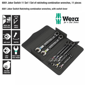 Kunci Ring Ratchet Pas Switch Set Wera 05020091001 Joker Metric - 11Pc