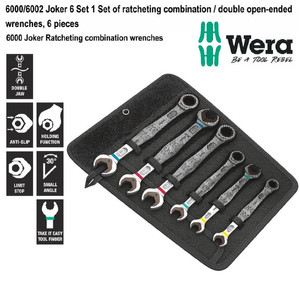 Kunci Pas & Ring Pas Metric Ratchet Set Wera 05020022001 Joker Metric