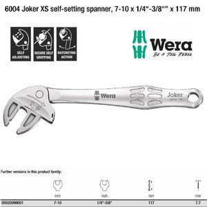 Kunci Inggris XS Wera 05020099001 6004 Joker XS Self-Setting Spanner