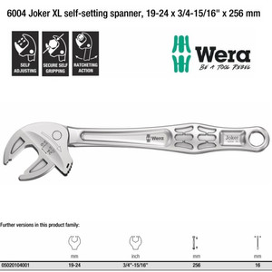 Kunci Inggris XL Wera 05020104001 6004 Joker XL Self-Setting Spanner