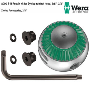 Sparepart Wera 05003597001 8000 BR Repair Kit Zyklop Ratchet Head 3/8"