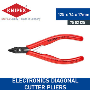 Tang Potong Diagonal 75 02 125 KNIPEX Electronics Diagonal Cutters