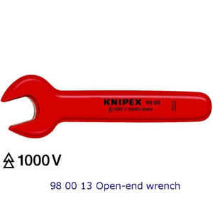 Kunci Pas Listrik 13 mm VDE 98 00 13 KNIPEX Open Jaw Wrenches