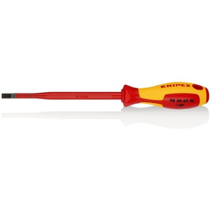 Obeng Minus VDE 6.5X150mm 98 20 65 SL KNIPEX Slim Slotted Screwdrivers