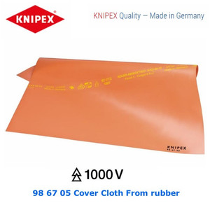 Karpet Karet Anti Strum 98 67 05 KNIPEX Cover Cloth From rubber