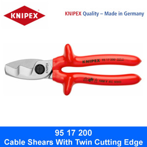 Tang Potong 95 17 200 KNIPEX Cable Shears Twin Cutting Edge Insulated