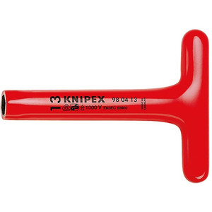 Kunci T-Sok 13 mm Listrik VDE 98 04 13 KNIPEX T-Socket Wrenches