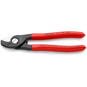 Tang Potong Kabel 95 11 165 KNIPEX Cable Shears Plastic Coated Handles