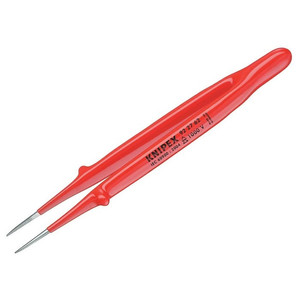 Pinset Listrik 92 27 62 KNIPEX VDE Tweezers Pointed, Fine 150 Mm