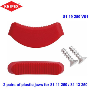 Karet Pelindung 81 19 250 V01 KNIPEX Plastic Jaws 81 xx 250 (2 pairs)