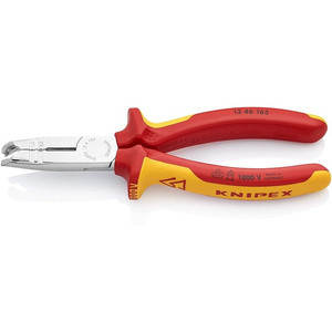 Tang Potong Kabel 13 46 165 KNIPEX Stripping Pliers Chrome VDE