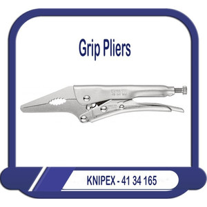 Tang Jepit Buaya 41 34 165 KNIPEX Grip Pliers Long Nose 165MM