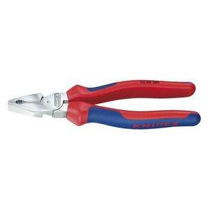 Tang Kombinasi 180 mm 02 05 180 KNIPEX High Lev Comb Pliers Chrome