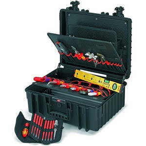 Tool Kit Set 00 21 36 KNIPEX Tool Case "Robust34" Electric Set 26 Pcs