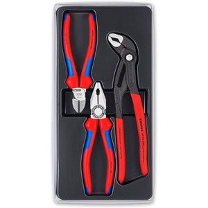 Tang Pipa, Kombinasi, Potong 00 20 09 V01 KNIPEX Cobra Pliers 3pc