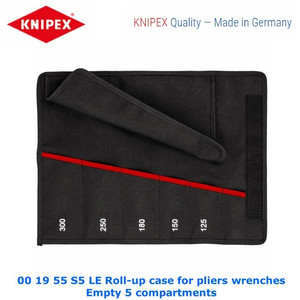 Tas Perkakas 00 19 55 S5 LE KNIPEX Tool roll for KNIPEX Cobra® Empty