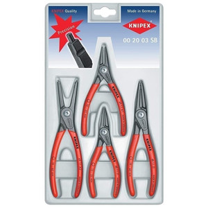 Tang Snap Ring 00 20 03 KNIPEX 4 Pc Precision Circlip Pliers Set