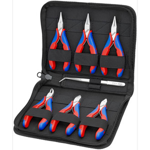 Tang Set isi 7 Pcs 00 20 16 KNIPEX Electronics Pliers Sets