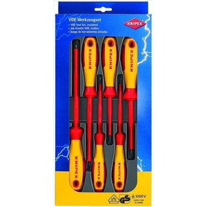 Obeng Set Listrik 6 Pc 00 20 12 V01 KNIPEX Screwdriver Set