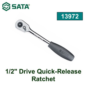 GAGANG SOK 13972 1/2" DR.QUICK-RELEASE RATCHET (TEAR DROP) SATA