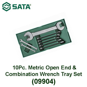 Tray Kunci Double Pas Set 10 Pcs Metric Tray Set SATA TOOLS - 09904