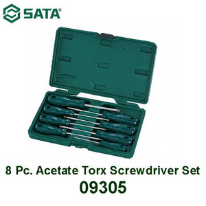 OBENG SET 09305 8PC ACETATE TORX SCREWDRIVER SET SATA