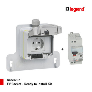 Legrand Stop Kontak Charger Mobil Motor Listrik - Ready to Install Kit