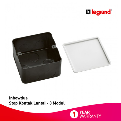 Legrand Inbowdus Stop Kontak Lantai - 3 Modul