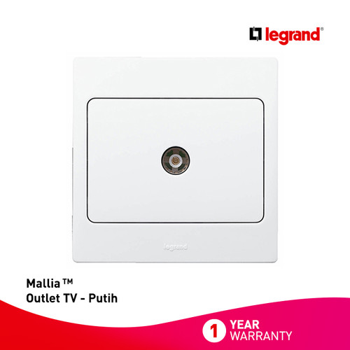 Legrand Mallia - Outlet TV - Putih dengan Frame