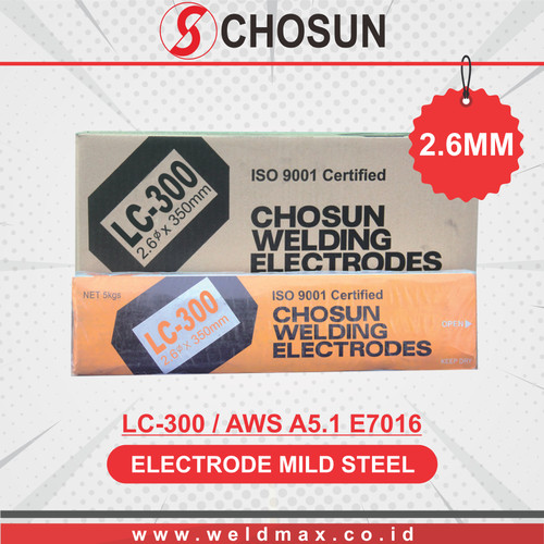 Kawat Las Chosun LC-300 Size 2.6 mm - Kawat Las Berkualitas