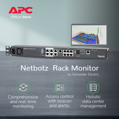 Bundle NetBotz Rack Monitor250 NBRK0250 + EcoStruxureIT Expert 5 nodes