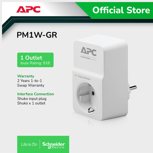 APC Surge Protector PM1WGR / PM1W-GR colokan anti petir