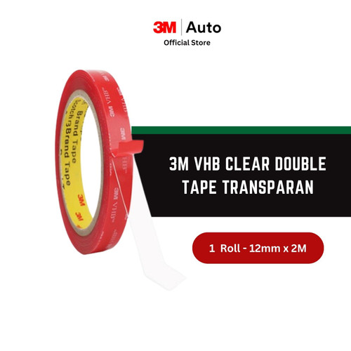 3M VHB Clear Double Tape Transparan Perekat Dua Sisi Bening Waterproof