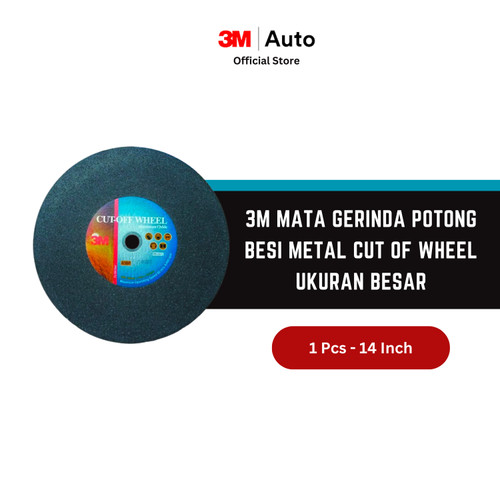 3M Mata Gerinda Potong Besi Metal Cut of Wheel Ukuran Besar - 14 inch