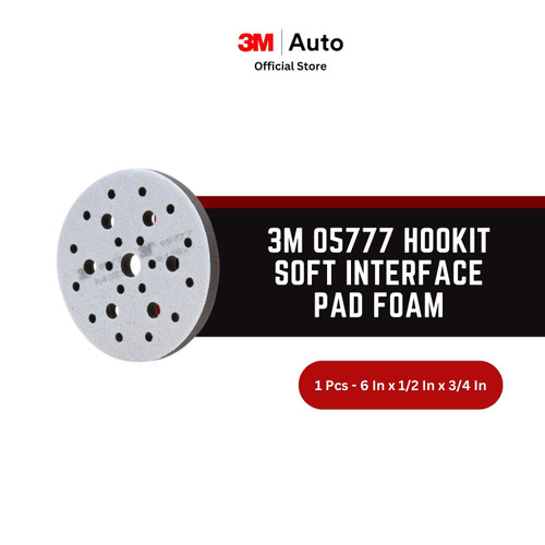 3M 05777 Hookit Soft Interface Pad Foam - 6 In x 1/2 In x 3/4 In