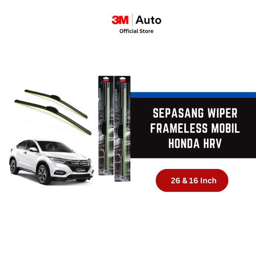 3M Wiper Frameless Mobil Honda HRV - 26 dan 16 inch