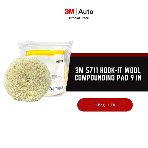 3M 5711 Hook-it Wool Compounding Pad 9 in dijual dengan harga murah