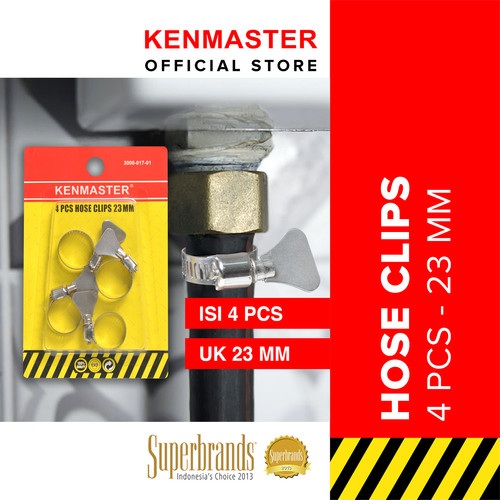 Kenmaster Klem Selang Set 4 Pcs 23 MM Yellow - - KLEM034