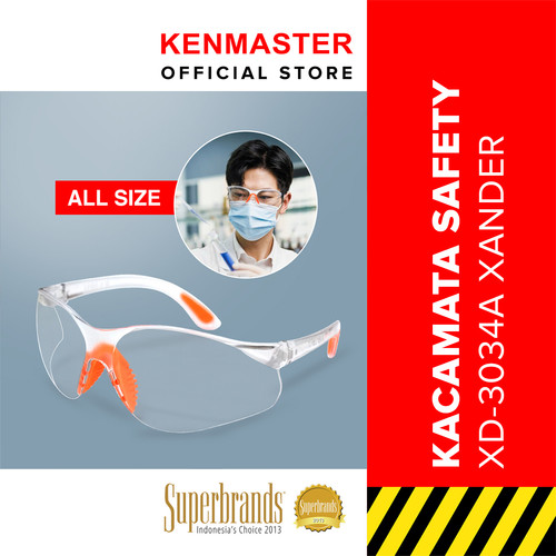 Xander Kacamata Safety / Kaca Mata Pelindung XD-3034 A - KACA026